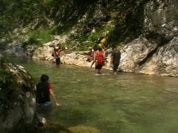 searching individuals in Rakitnica canyon